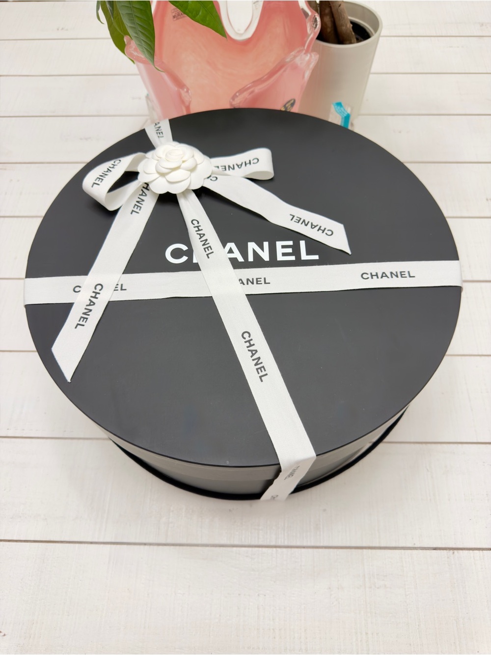 Chanel Large Hat Box- 14” - Picture 2 of 12